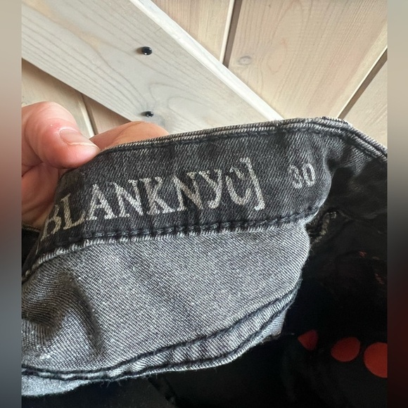 BlankNYC Black Distressed Skinny Jean - Picture 4 of 5